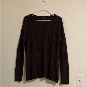 Plum purple, American Eagle Outfitters sweater.